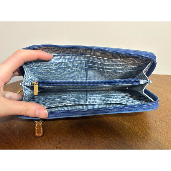 Fossil Geometric Multicolor Zip Around Wallet Organizer - Picture 5 of 7